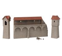 Faller 130693 Old Town Wall Set Wehrtowers (US IMPORT)