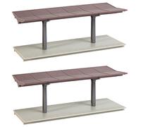 FALLER 131366 HO Scale Hobby - Two Covered Canopies For Station