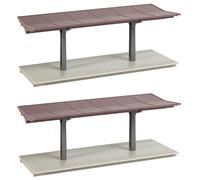 FALLER 131366 HO Scale Hobby - Two Covered Canopies For Station