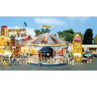 FALLER Childrens Merry Go Round Fairground Model Kit w Motor III HO Gauge 140329