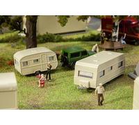 FALLER Caravans (2) Fairground Model Kit IV HO Gauge 140483