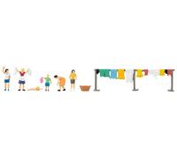 Faller 151602 Washday (6) Figure Set
