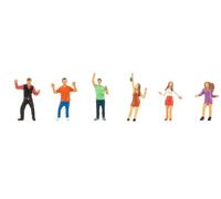 Faller 151646 HO Scale At The Club: Dancing Boys (6 Figures)