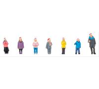 Faller 151648 Childrens Christmas Choir (7) Figure Set HO