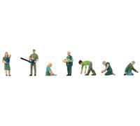 FALLER 151678 HO Scale Garden Workers (7 Pieces)