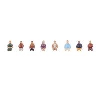 Faller 151685 Seated People without Legs (8) Figure Set - OO/HO Gauge
