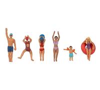 Faller 151687 HO Scale Bathers (Suitable For Beach And Camping) Pcs. 6