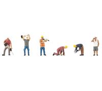 Faller 151694 Characters: 6 Fig Construction Worker Work to With Tools IN 1:87