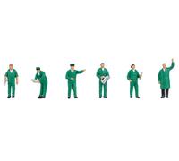 Faller BP Petrol Station Workers (6) Figure Set FA151705 HO Gauge
