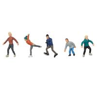 Faller 151707 Ice Skaters (5) Figure Set
