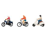 Faller On the Road (3) Figure Set 1:87 Scale, HO Gauge