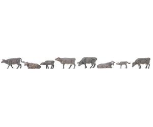 Faller 151905 HO/OO Gauge Mountainous Cows (8) Figure Set