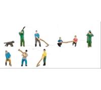 Faller 155601 Forestry Workers & Hunters (9) Figure Set