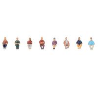 Faller 155614 Seated People (8) Figure Set