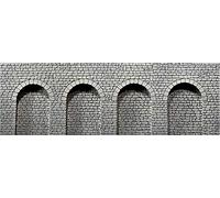 Faller Arcades 170838 Natural Stone Squad Grey with Round Arch