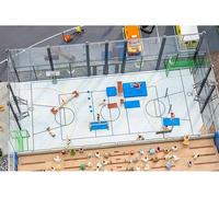 Faller 180354 HO/OO Gauge Sports Hall Gym Equipment Set Kit