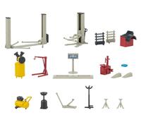 Faller 180356 HO/OO Gauge Auto Workshop Equipment Kit IV
