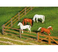 Faller 180430 HO/OO Gauge Three Bar Paddock Fencing Kit 876mm II