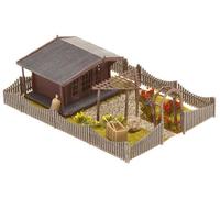 Faller 180491 H0 Allotment with Arbour Kit, brown, standard size