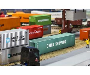 Faller 180844 H0 Container 40' Dimensions 140 X 28 X 30Mm China Shipping New Ovp