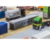 Faller 180845 Gauge H0 Container 40' Dimensions 140 x 28 x 30mm COSCO NEW OVP°
