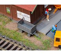 Faller 180990 H0 spoorwagen, grijs 2-delig kant-en-klaar model (US IMPORT)