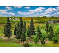 Faller 181540 25 Mixed Forest Trees Assorted 35-90mm New OVP