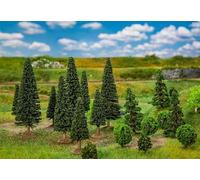 Faller 181540 25 Mixed Forest Trees Assorted 35-90mm New OVP