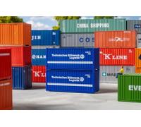 Faller 182005-20' Container THW, Set of 2 - Track Gauge H0