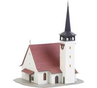 Faller 232314 N Church with Pointed Roof, White, Grey or Beige