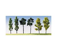 FALLER Assorted Trees 60mm (6) HO Gauge Scenics 181488