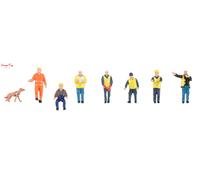 Faller At the Container Port Figure Set , HO Scale