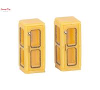 Faller 272928 N 2 Telephone Booths Federal Post Kit