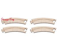 Faller Car System Laser Street 45 Degree Curve R218 (4) , HO Scale