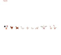 Faller 151909 Chickens/Ducks/Geese (10) Figure Set