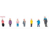Faller 151648 Childrens Christmas Choir (7) Figure Set