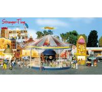 FALLER Childrens Merry Go Round Fairground Model Kit w Motor III HO Gauge 140329