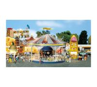 FALLER Childrens Merry Go Round Fairground Model Kit w Motor III HO Gauge 140329