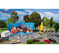 Faller County Fair Set Fairground Kits V 1:87 Scale, HO Scale
