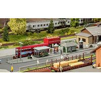 FALLER Bus/Tram Stop Scene Model Kit II HO Gauge 120207