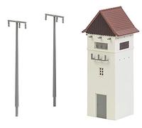FALLER FA 120241 Transformer House with Power Poles, Accessories for Model Railway, Model Making