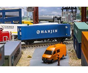 Faller FA 180842 - 40 Hi Cube Container Hanjin, Accessories for Model Railway, Model Making