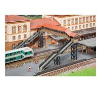 Faller FA120109 Pedestrian Bridge with Canopy Model Kit, Various