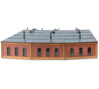 Faller FA120281 Ringlokschuppen mit 12°-Teilung, mehrfarbig, M