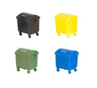 Faller FA180343 Wheelie Bin Set Model Kit, Various