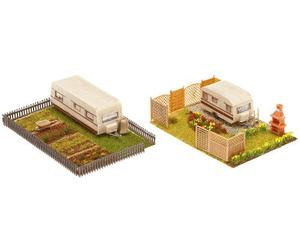 FALLER FA180495-2 allotment gardens with caravan