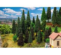 Faller FA181530 30 Mixed Forest Trees, Assorted Model Kit, Various