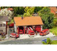 Faller 222209 Fire Brigade Tool House, Cream and Brown, 101 x 82 x 60 mm