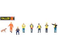 Faller 151645 At the Container Port Figure Set