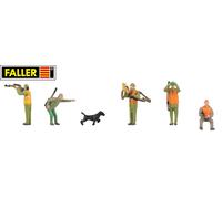 Faller Hunters Figure Set FA151689 HO Gauge